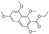 Ethyl 1,3,6,8-tetramethoxy-2-naphthoate CAS#: 17213-51-3