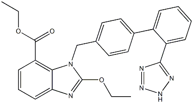 Ethyl -2-ethoxy-1-[[(2-(1Htetrazol-5-yl)biphenyl-4-yl-) methyl] CAS#: 139481-58-6