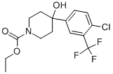 Ethyl 4-(4-chloro-3-(trifluoromethyl)phenyl)-4-hydroxypiperidine-1-carboxylate CAS#: 21928-40-5