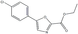 Ethyl 5-(4-chlorophenyl)oxazole-2-carboxylate CAS#: 2082-14-6