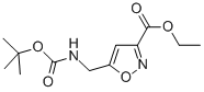 Ethyl 5-(aminomethyl)isoxazole-3-carboxylate, N-BOC protected CAS#: 253196-37-1