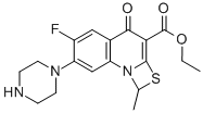 Ethyl 6-fluoro-1-methyl-4-oxo-7-(1-piprazinyl)-4H-[1,3]thiazeto[3,2-a]quinoline-3-carboxylate CAS#: 113028-17-4