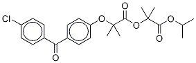 FENOFIBRATE RELATED COMPOUND C (25 MG) (1-METHYLETHYL 2-[[2-[4-(4-CHLOROBENZOYL)PHENOXY]-2-METHYLPROPANOYL]OXY]-2-METHYLPROPANOATE) CAS#: 217636-48-1