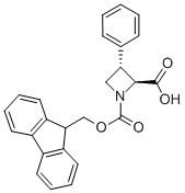 FMOC-TRANS-3-PHENYLAZETIDINE-2-CARBOXYLIC ACID (RACEMIC) CAS#: 204320-45-6