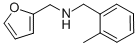 FURAN-2-YLMETHYL-(2-METHYL-BENZYL)-AMINE CAS#: 225236-01-1