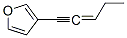 Furan, 2-(3E)-3-penten-1-ynyl- (9CI) CAS#: 226089-95-8