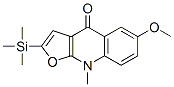 Furo[2,3-b]quinolin-4(9H)-one,  6-methoxy-9-methyl-2-(trimethylsilyl)- CAS#: 223668-28-8