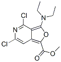 Furo[3,4-c]pyridine-1-carboxylic  acid,  4,6-dichloro-3-(diethylamino)-,  methyl  ester CAS#: 220559-34-2