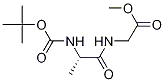 Glycine, N-[(1,1-dimethylethoxy)carbonyl]-L-alanyl-, methyl ester CAS#: 28369-58-6