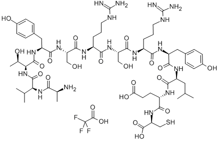 H-ALA-VAL-THR-TYR-SER-ARG-SER-ARG-TYR-LEU-GLU-CYS-OH TRIFLUOROACETATE CAS#: 213988-80-8