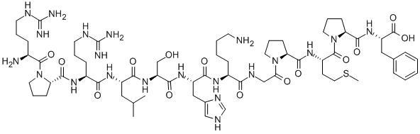 H-ARG-PRO-ARG-LEU-SER-HIS-LYS-GLY-PRO-MET-PRO-PHE-OH CAS#: 229961-08-4