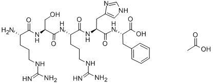 H-ARG-SER-ARG-HIS-PHE-OH ACETATE SALT CAS#: 105931-70-2