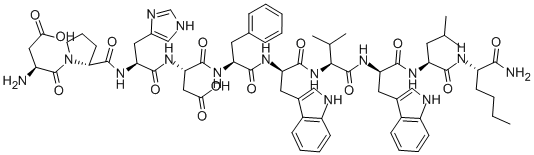 H-ASP-D-PRO-HIS-ASP-PHE-D-TRP-VAL-D-TRP-LEU-NLE-NH2 CAS#: 109212-72-8