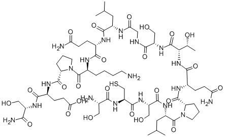 H-SER-CYS-SER-LEU-PRO-GLN-THR-SER-GLY-LEU-GLN-LYS-PRO-GLU-SER-NH2 CAS#: 258276-95-8