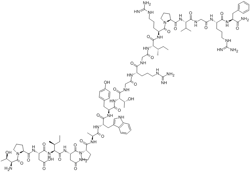 H-THR-PRO-ASP-ILE-ASN-PRO-ALA-TRP-TYR-THR-GLY-ARG-GLY-ILE-ARG-PRO-VAL-GLY-ARG-PHE-NH2 CAS#: 222988-10-5