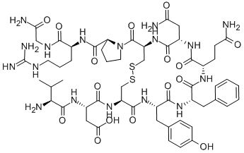 H-VAL-ASP-CYS-TYR-PHE-GLN-ASN-CYS-PRO-ARG-GLY-NH2 CAS#: 100930-18-5