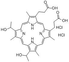 HEMATOPORPHYRIN DIHYDROCHLORIDE CAS#: 17696-69-4