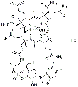 HYDROXOCOBALAMIN HYDROCHLORIDE CAS#: 58288-50-9