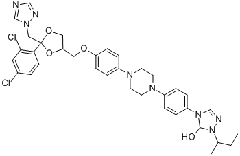 HYDROXY ITRACONAZOLE CAS#: 112559-91-8