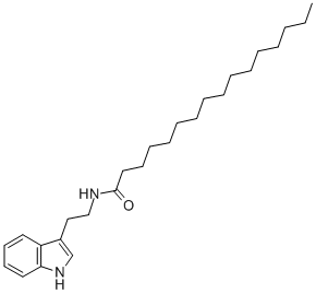 Hexadecanoic acid tryptamide CAS#: 21469-15-8
