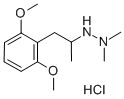 Hydrazine, 1,1-dimethyl-2-(2,6-dimethoxy-alpha-methylphenethyl)-, hydr ochloride CAS#: 102570-86-5