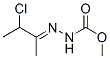 Hydrazinecarboxylic acid, 2-(2-chloro-1-methylpropylidene)-, methyl ester CAS#: 103517-81-3