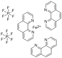 IRON II TRIS(1,10-PHENANTHROLINE) HEXAFLUOROPHOSPHATE CAS#: 17112-07-1