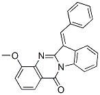 Indolo[2,1-b]quinazolin-12(6H)-one,  4-methoxy-6-(phenylmethylene)- CAS#: 263239-55-0