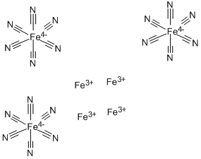Iron(III) hexacyanoferrate(II) CAS#: 14038-43-8