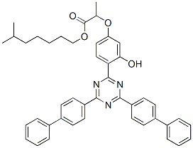 Isooctyl 2-[4-[4,6-bis[(1,1'-biphenyl)-4-yl]-1,3,5-triazin-2-yl]-3-hydroxyphenoxy]propanoate CAS#: 204848-45-3