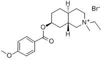 Isoquinolium, 1,2,3,4,4a-alpha,5,6,7,8,8a-beta-decahydro-2-ethyl-7-bet a-hydroxy-2-methyl-, bromide, p-anisate CAS#: 28798-18-7