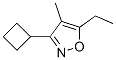 Isoxazole, 3-cyclobutyl-5-ethyl-4-methyl- (8CI) CAS#: 23999-68-0