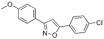 Isoxazole, 5-(4-chlorophenyl)-3-(4-Methoxyphenyl)- CAS#: 24097-20-9