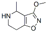 Isoxazolo[4,5-c]pyridine, 4,5,6,7-tetrahydro-3-methoxy-4-methyl- (9CI) CAS#: 113932-54-0