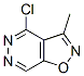 Isoxazolo[4,5-d]pyridazine, 4-chloro-3-methyl- (9CI) CAS#: 106584-75-2