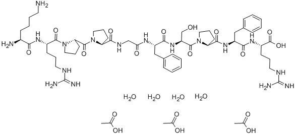 KALLIDIN (HUMAN, BOVINE) 3ACOH 4H2O CAS#: 100900-38-7