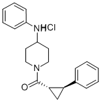 KETONE, 4-ANILINOPIPERIDINO 2-PHENYLCYCLOPROPYL, HYDROCHLORIDE CAS#: 101670-77-3
