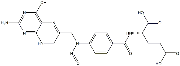 L-(+)-N-[p-[[(2-AMino-7,8-dihydro-4-hydroxy-6-pteridinyl)Methyl]nitrosaMino]benzoyl]-glutaMic Acid CAS#: 15574-33-1