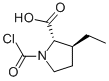 L-Proline, 1-(chlorocarbonyl)-3-ethyl-, trans- (9CI) CAS#: 104561-27-5