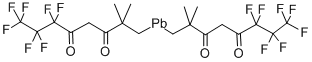 LEAD II 6,6,7,7,8,8,8-HEPTAFLUORO-2,2-DIMETHYL-3,5-OCTANEDIONATE CAS#: 21600-78-2