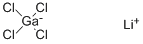 LITHIUM TETRACHLOROGALLATE CAS#: 15955-98-3