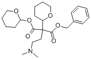 MALONIC ACID, BENZYL (2-DIMETHYLAMINOETHYL)-, BIS(TETRAHYDROPYRAN-2-YL) ESTER CAS#: 102891-39-4
