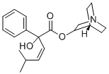 MANDELIC ACID, alpha-(3-METHYL-1-BUTENYL)-, 3-QUINUCLIDINYL ESTER, (Z) - CAS#: 101711-05-1