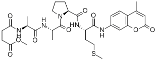 MEOSUC-ALA-ALA-PRO-MET-AMC CAS#: 201853-55-6