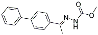 METHYL 2-(1-[1,1'-BIPHENYL]-4-YLETHYLIDENE)-1-HYDRAZINECARBOXYLATE CAS#: 273216-72-1
