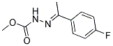 METHYL 2-[1-(4-FLUOROPHENYL)ETHYLIDENE]-1-HYDRAZINECARBOXYLATE CAS#: 112382-27-1