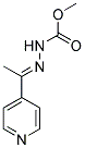 METHYL 2-[1-(4-PYRIDINYL)ETHYLIDENE]-1-HYDRAZINECARBOXYLATE CAS#: 109352-76-3