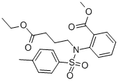METHYL 2-[(3-ETHOXYCARBONYL-PROPYL)-(TOLUENE-4-SULFONYL)-AMINO]-BENZOATE CAS#: 100627-39-2
