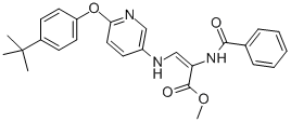 METHYL 2-(BENZOYLAMINO)-3-((6-[4-(TERT-BUTYL)PHENOXY]-3-PYRIDYL)AMINO)ACRYLATE CAS#: 247060-84-0