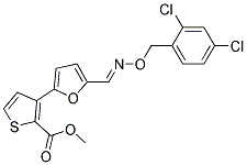 METHYL 3-[5-(([(2,4-DICHLOROBENZYL)OXY]IMINO)METHYL)-2-FURYL]-2-THIOPHENECARBOXYLATE CAS#: 241488-31-3